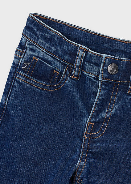 Mayoral pantaloni baieti lungi blugi 2-10 ani Denim inchis