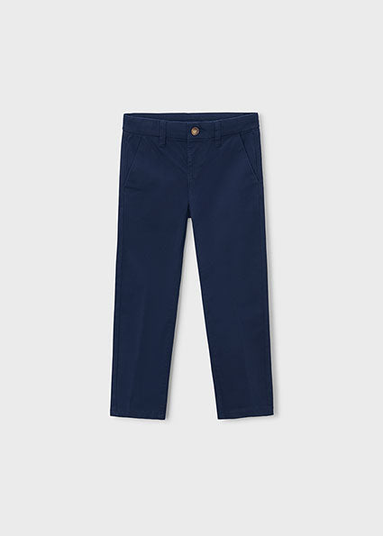 Mayoral pantaloni baieti lungi chino basic 5-10 ani Navy blue Imagine principală a produsului