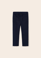 Mayoral pantaloni baieti lungi chino regular din in 4-9 ani, Navy blue