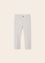 Mayoral pantaloni baieti lungi chino tailoring 4-9 ani, Tapioca