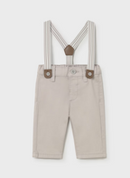Mayoral pantaloni baieti lungi cu bretele 0-18 luni Acero