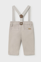 Mayoral pantaloni baieti lungi cu bretele 0-18 luni Acero