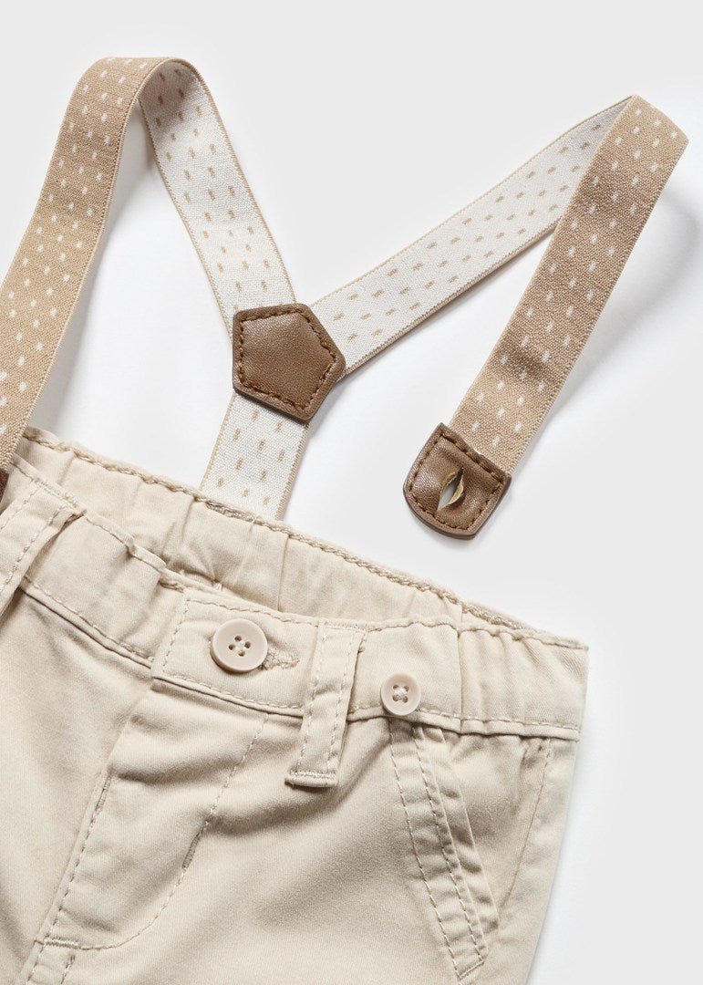 Mayoral pantaloni baieti lungi cu bretele 0-18 luni
