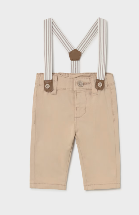 Mayoral pantaloni baieti lungi cu bretele 0-18 luni Duna