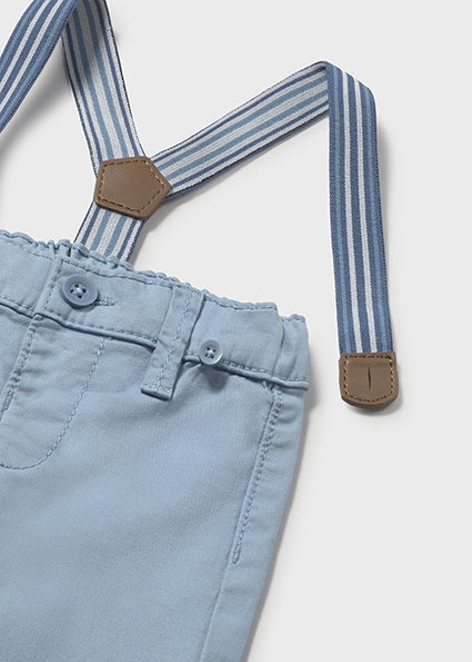 Mayoral pantaloni baieti lungi cu bretele 0-18 luni Regata