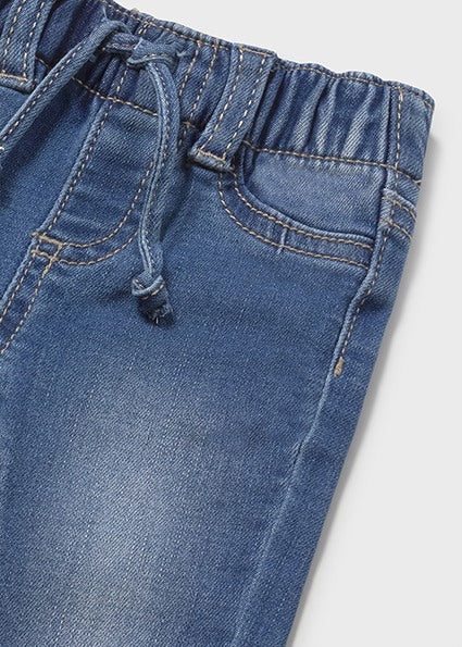 Mayoral pantaloni baieti lungi jeans 0-18 luni Denim inchis Imagine secundară a produsului