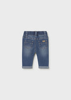 Mayoral pantaloni baieti lungi jeans 0-18 luni Denim inchis