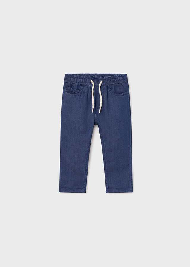 Mayoral pantaloni baieti regular fit 12-36 luni, Denim inchis