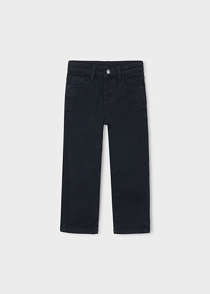 Mayoral pantaloni baieti regular fit 5-10 ani Negru