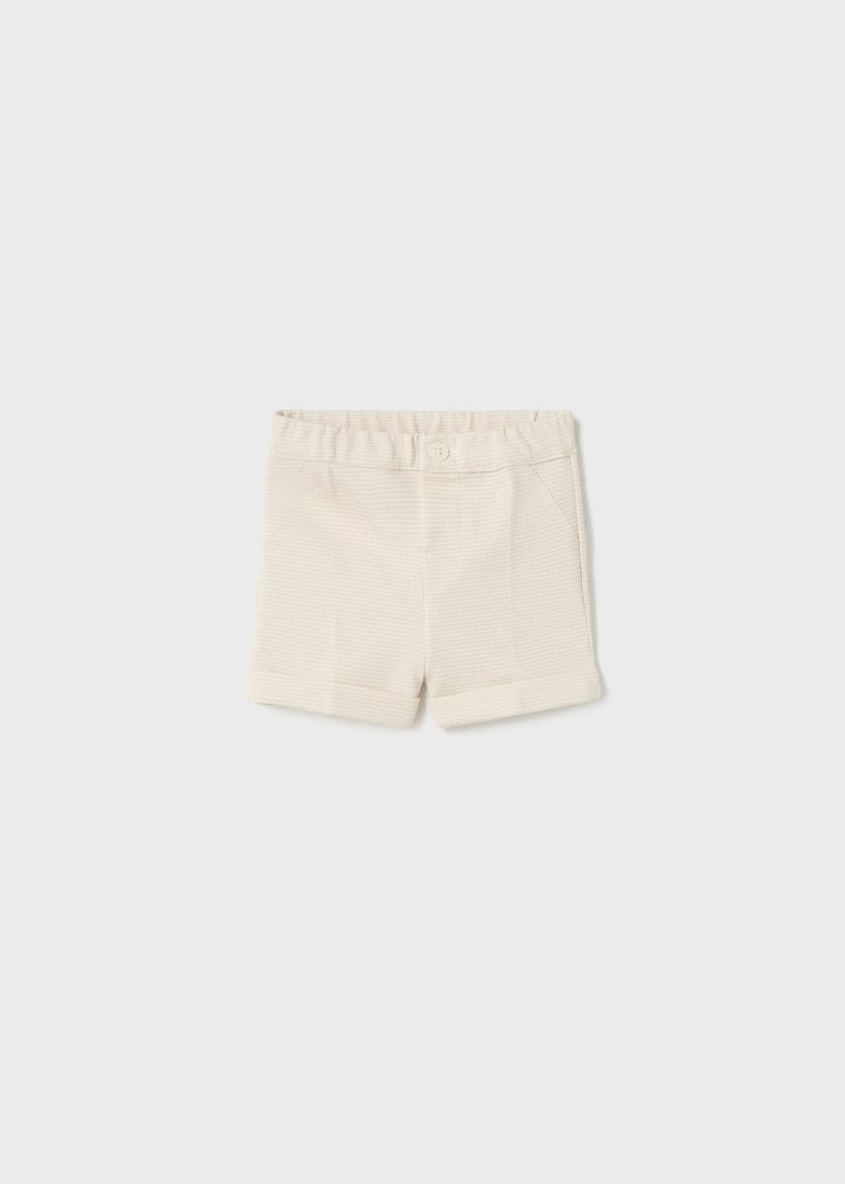 Mayoral pantaloni baieti scurti 0-18 luni, Off-white Imagine principală a produsului