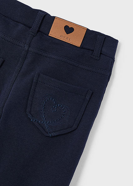 Mayoral pantaloni fete basic 4-9 ani Navy blue Imagine secundară a produsului