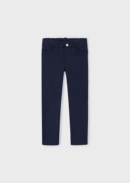 Mayoral pantaloni fete basic 4-9 ani Navy blue Imagine principală a produsului