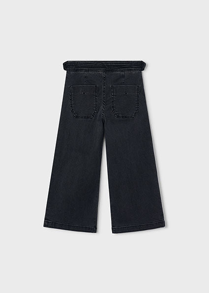 Mayoral pantaloni fete blugi wide leg 2-10 ani Carbon