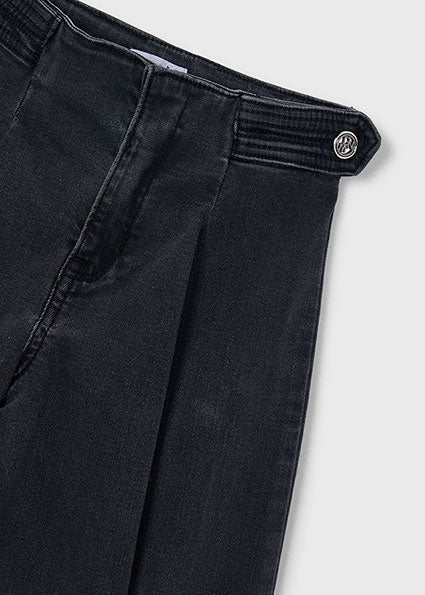 Mayoral pantaloni fete blugi wide leg 2-10 ani Carbon