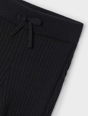 Mayoral pantaloni fete colanti tricot 4-9 ani Negru