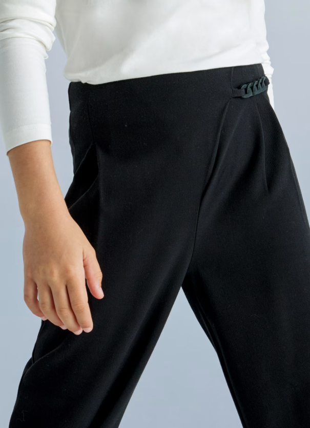 Mayoral pantaloni fete cu lantisor 8-12 ani Negru