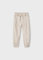 Mayoral pantaloni fete lungi cu cordon 5-10 ani Maron