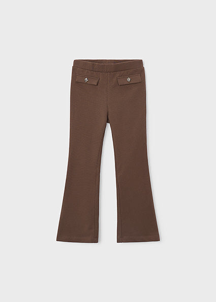 Mayoral pantaloni fete lungi de tip colanti flare 2-10 ani Cafe