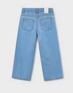 Mayoral pantaloni fete lungi evazati 2-6 ani Denim deschis