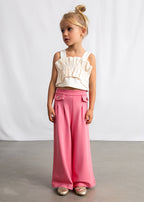Mayoral pantaloni fete lungi evazati 5-10 ani Camelia