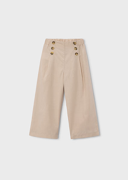 Mayoral pantaloni fete lungi evazati 5-10 ani Sand