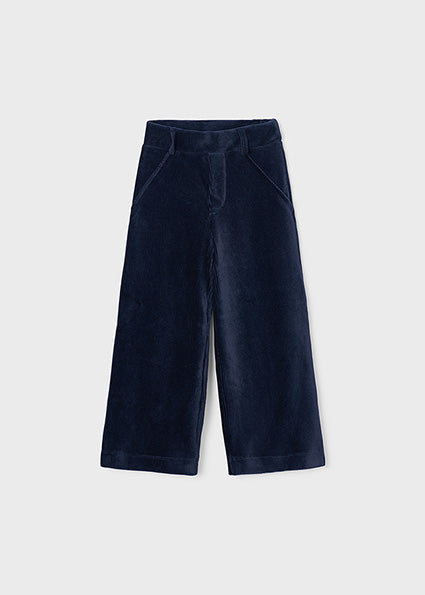 Mayoral pantaloni fete lungi evazati usor 5-10 ani Navy blue