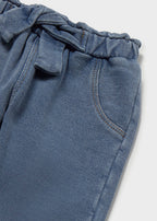 Mayoral pantaloni fete lungi tip blugi 0-18 luni Denim Mediu