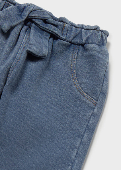 Mayoral pantaloni fete lungi tip blugi 0-18 luni Denim Mediu