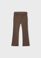Mayoral pantaloni fete lungi de tip colanti evazati 5-10 ani Cafe