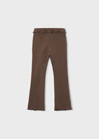 Mayoral pantaloni fete lungi de tip colanti evazati 5-10 ani Cafe
