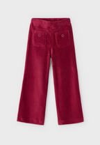 Mayoral pantaloni fete reiat si evazat 5-10 ani Cherry red