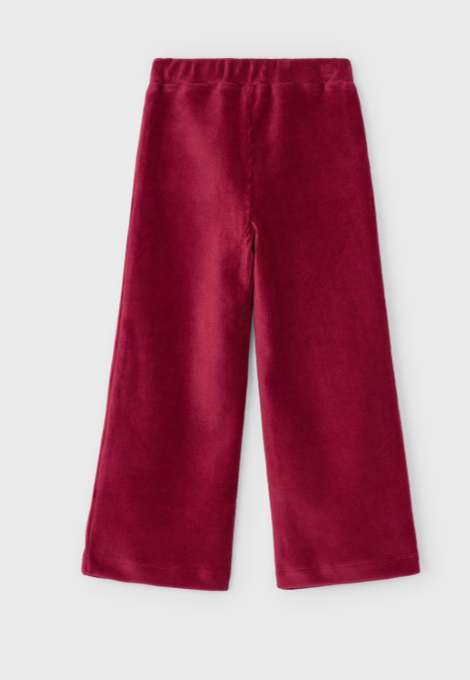 Mayoral pantaloni fete reiat si evazat 5-10 ani Cherry red Imagine secundară a produsului