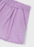Mayoral pantaloni fete scurti 5-10 ani Petal Lilac