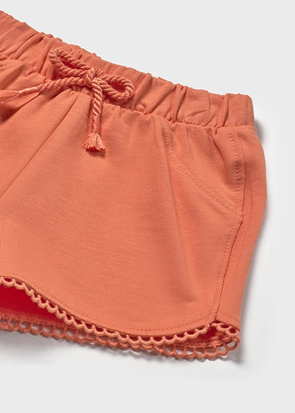 Mayoral pantaloni fete scurti basic 6-48 luni Portocaliu morcov
