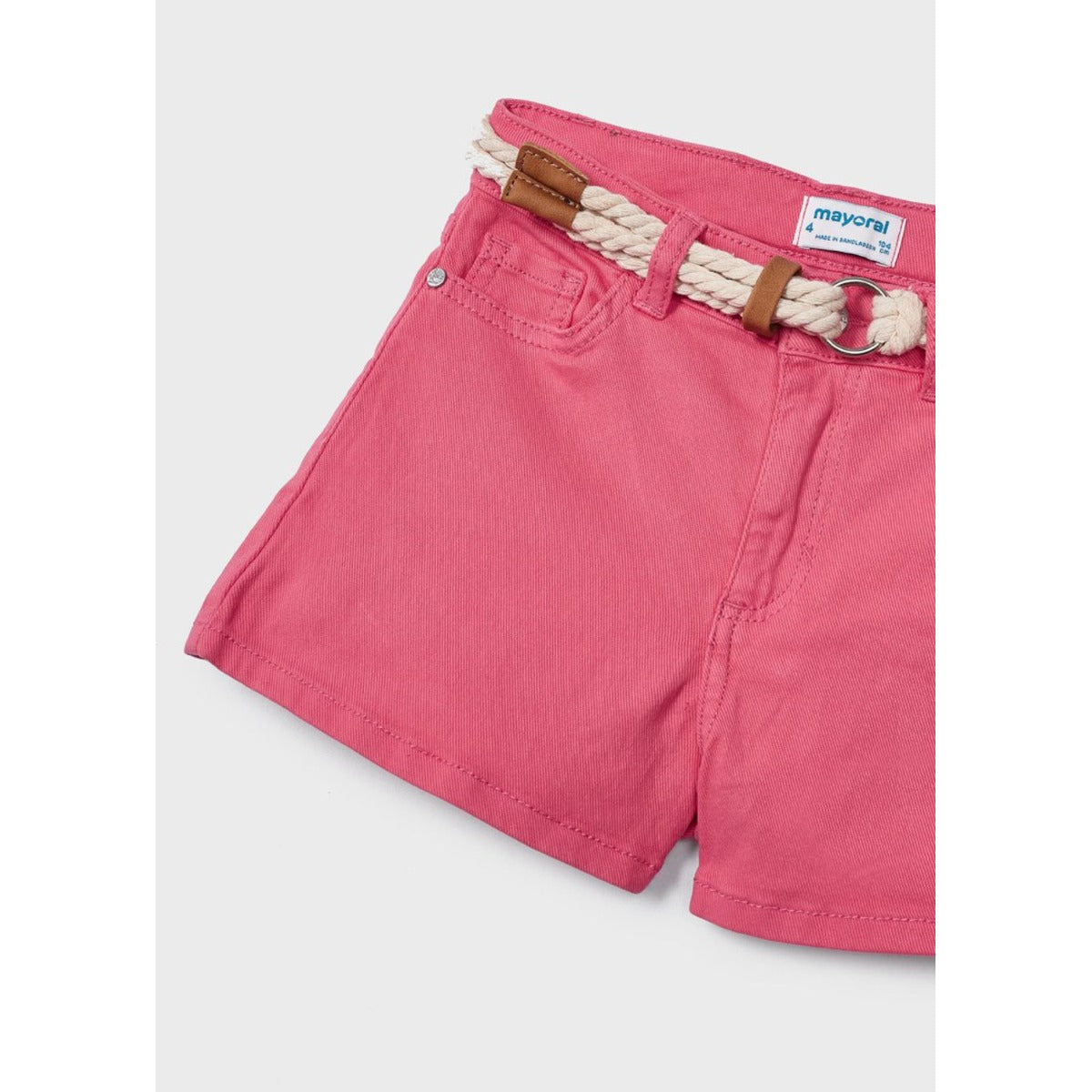 Mayoral pantaloni fete scurti cu curea 2-9 ani