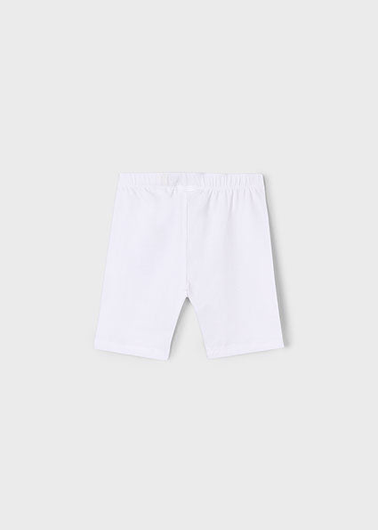 Mayoral pantaloni fete scurti de tip leggings 5-10 ani Alb