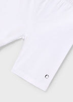 Mayoral pantaloni fete scurti de tip leggings 5-10 ani Alb