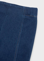 Mayoral pantaloni fete tip colanti evazati 12-48 luni Denim inchis