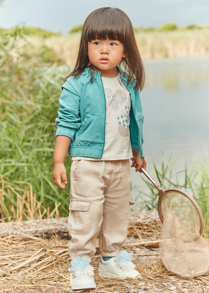 Mayoral pantaloni fetite cargo 12-48 luni Toffee