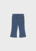 Mayoral pantaloni fetite tip colanti 6-48 luni Denim mediu