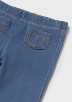Mayoral pantaloni fetite tip colanti 6-48 luni Denim mediu