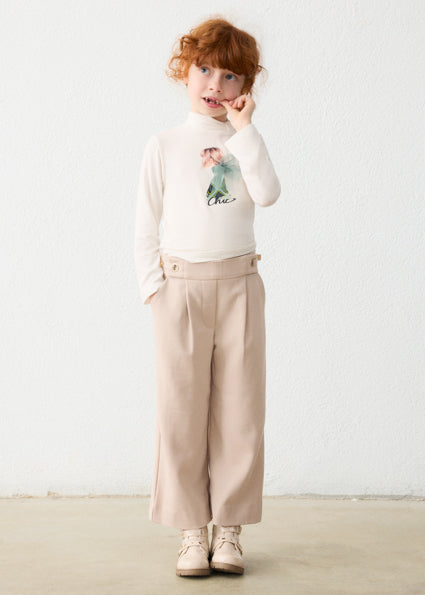Mayoral pantaloni fete lungi 5-10 ani Hazelnut