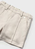 Mayoral pantaloni scurti baieti tip bermude 12-48 luni Natur