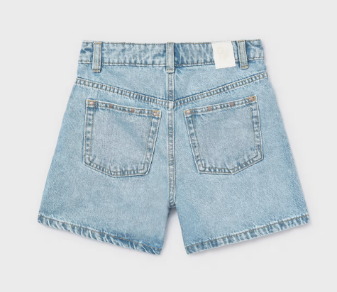 Mayoral pantaloni scurti fete 8-14 ani Denim deschis Imagine secundară a produsului