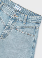 Mayoral pantaloni scurti fete 8-14 ani Denim deschis