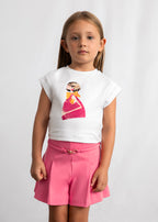 Mayoral pantaloni scurti fete 5-10 ani Coral