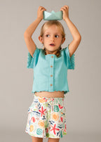 Mayoral pantaloni fete scurti 5-10 ani Oasis