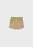 Mayoral pantaloni scurti fete cu funda 0-18 luni Biscuit