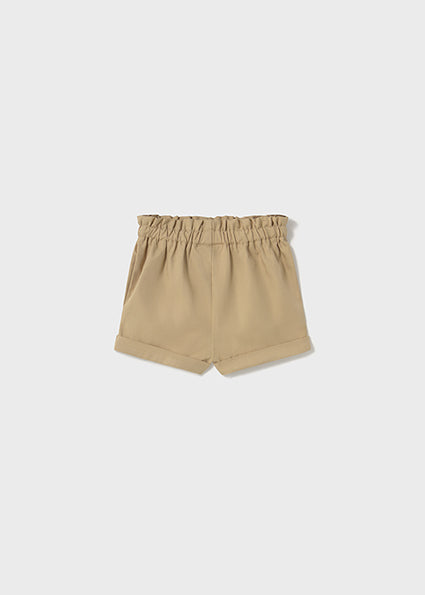 Mayoral pantaloni scurti fete cu funda 0-18 luni Biscuit