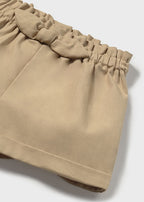 Mayoral pantaloni scurti fete cu funda 0-18 luni Biscuit